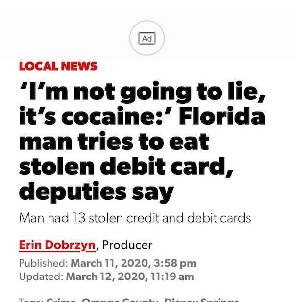 Insane Florida Headlines (28 pics)