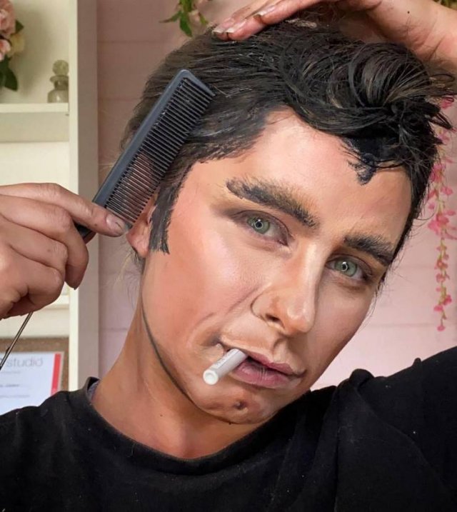 British Makeup Artist Can Turn Herself Into Any Celebrity (23 pics)