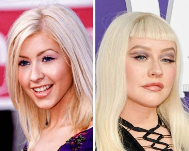 Modern Pop Singers: Then And Now (17 pics)