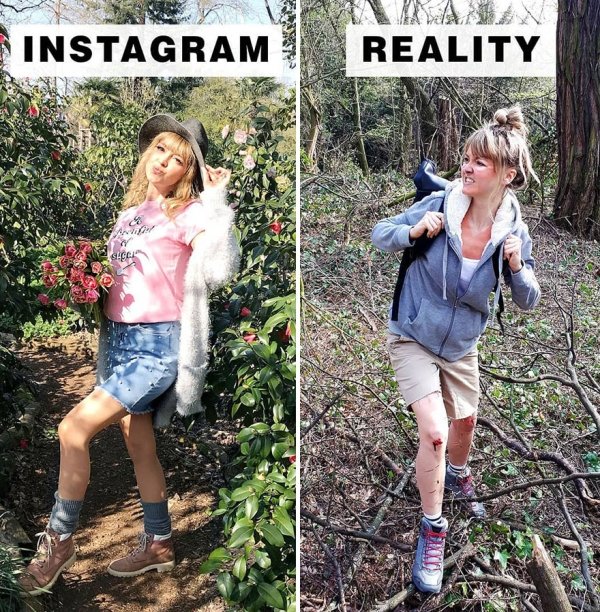 Woman Mocks Ideal Instagram Photos (30 pics)