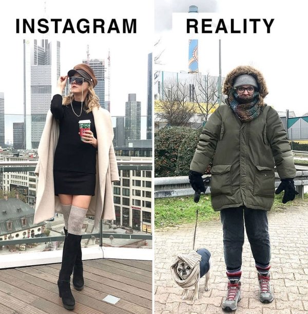 Woman Mocks Ideal Instagram Photos (30 pics)