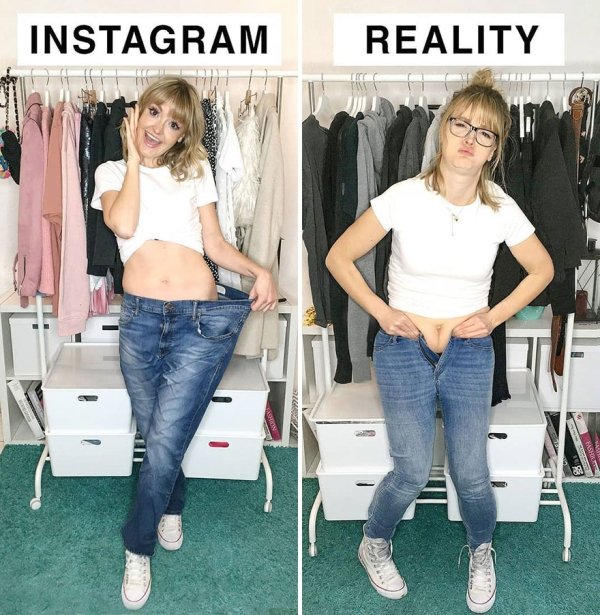 Woman Mocks Ideal Instagram Photos (30 pics)