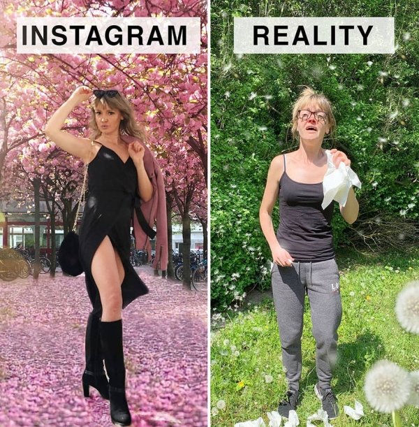 Woman Mocks Ideal Instagram Photos (30 pics)