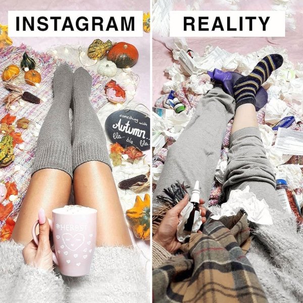 Woman Mocks Ideal Instagram Photos (30 pics)