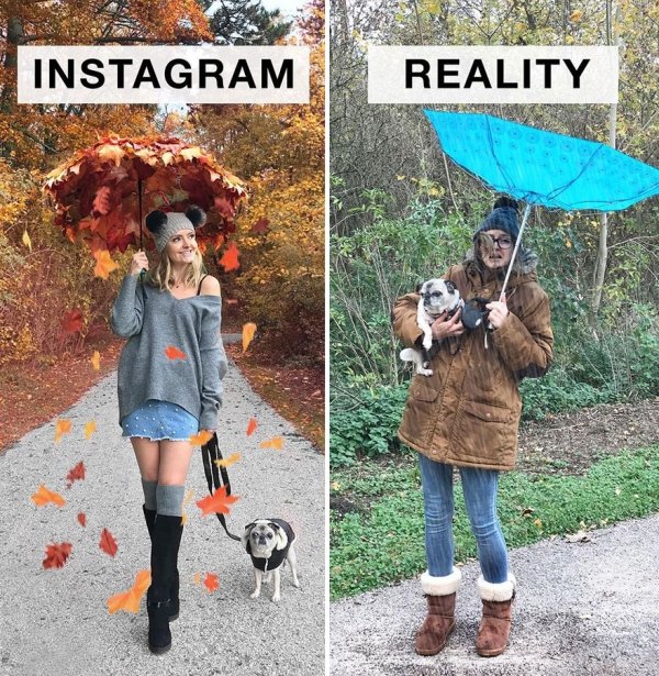 Woman Mocks Ideal Instagram Photos (30 pics)