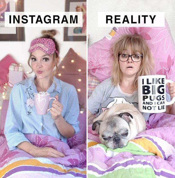 Woman Mocks Ideal Instagram Photos (30 pics)