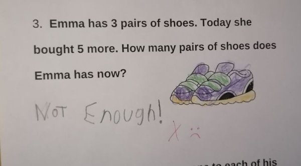 Kids Answer Test Questions (20 pics)