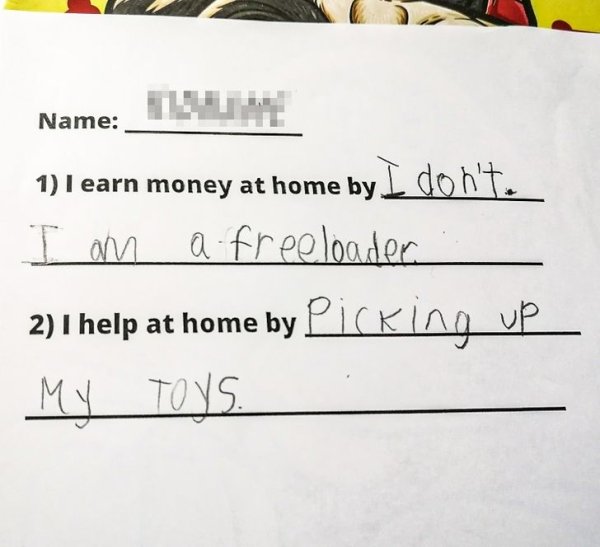 Kids Answer Test Questions (20 pics)