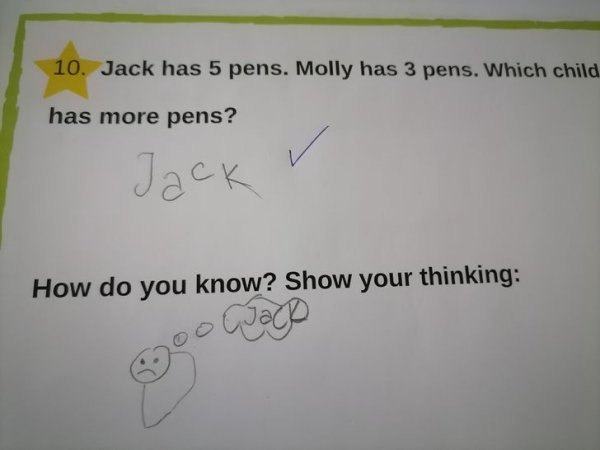 Kids Answer Test Questions (20 pics)