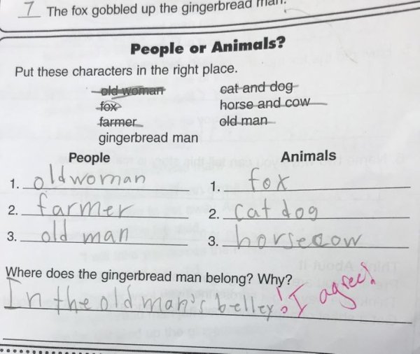 Kids Answer Test Questions (20 pics)