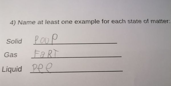 Kids Answer Test Questions (20 pics)