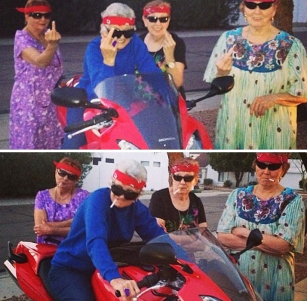 Amazing Grandmas And Grandpas (33 pics)