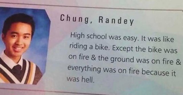 Funny High School Yearbook Quotes (23 pics)