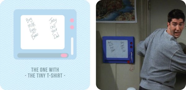 'Friends' Series Secret Messages (55 pics)