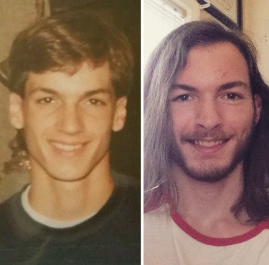 People Recreate Their Old Photos (25 pics)