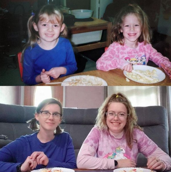 People Recreate Their Old Photos (25 pics)