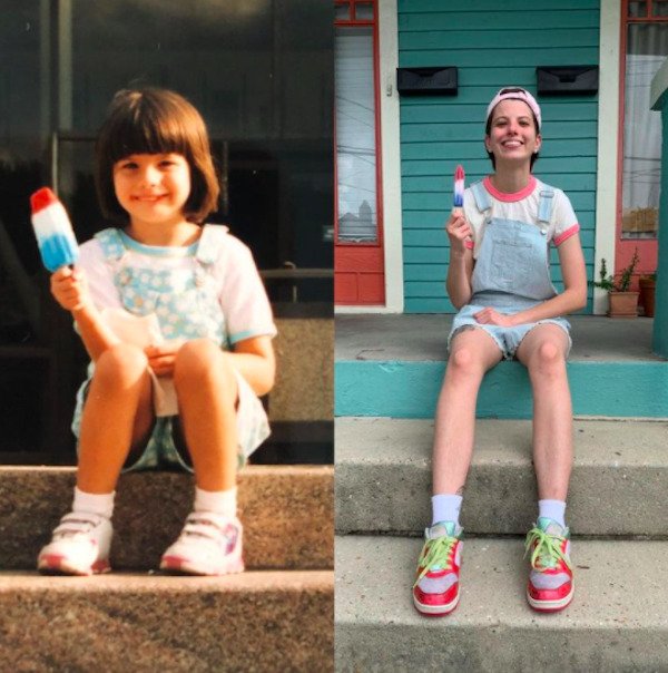 People Recreate Their Old Photos (25 pics)