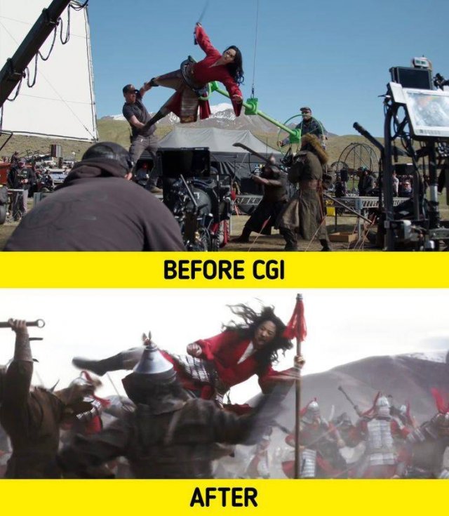 Behind The Scenes Of Popular Movies (21 pics) Behind The Scenes Of Popular Movies (21 pics)