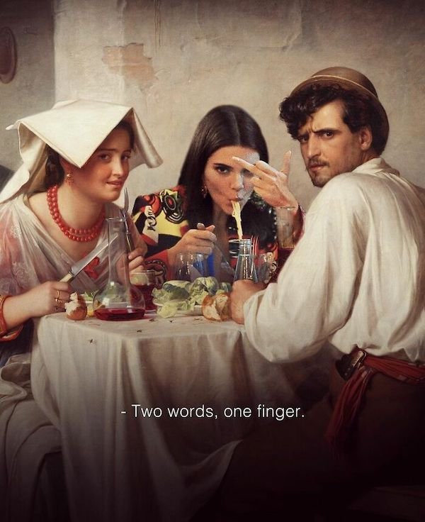 Classic Paintings And Modern Art Mashups (36 pics)