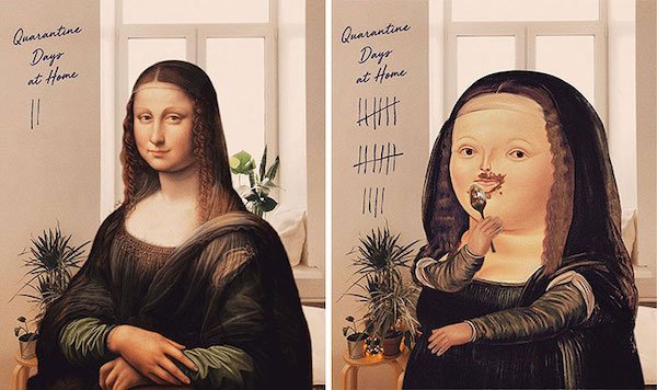 Classic Paintings And Modern Art Mashups (36 pics)