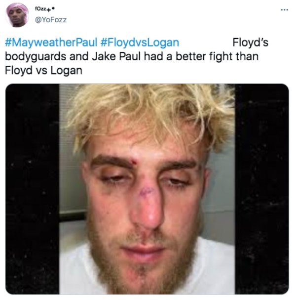 Logan Paul Vs. Floyd Mayweather Fight Memes And Tweets (25 pics)