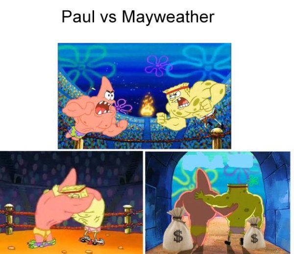Logan Paul Vs. Floyd Mayweather Fight Memes And Tweets (25 pics)