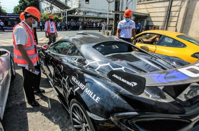 Smuggled Luxury Cars Were Publicly Destroyed By Philippines Government (15 pics)