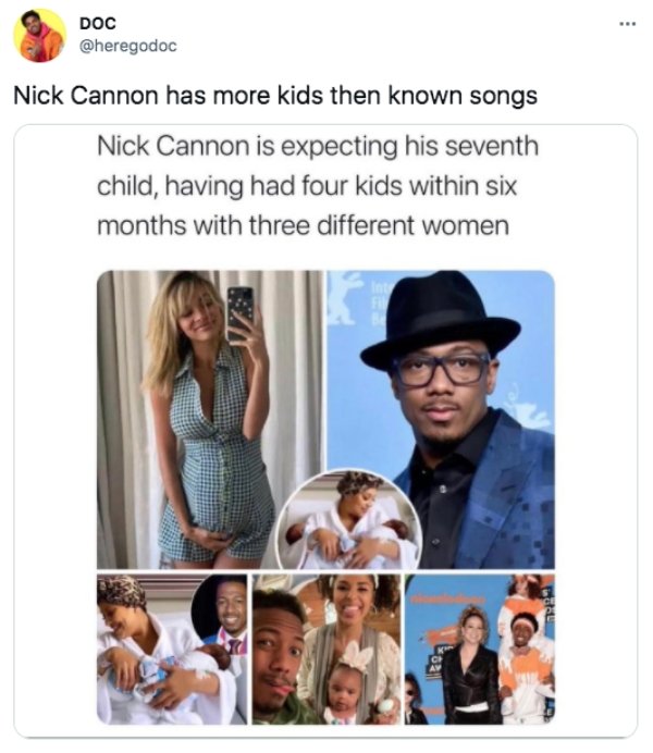 Internet Reacts To Nick Cannon's Announcement Of 4'th Baby This Year (29 pics)