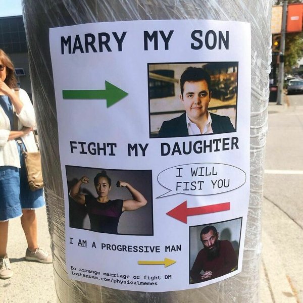 Man Trolls Neighbors With Posters (24 pics)