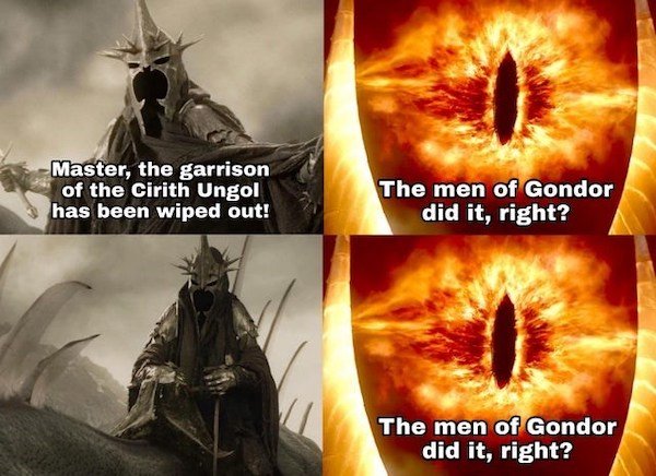 LOTR Memes (40 pics)