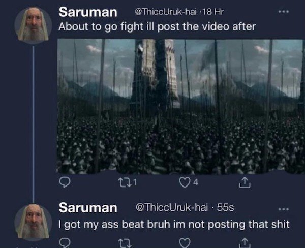 LOTR Memes (40 pics)
