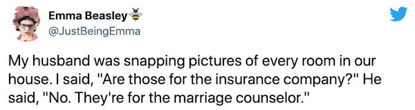 Married Life Tweets (25 pics)