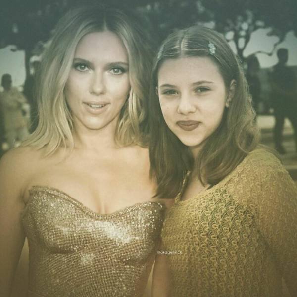 Celebrities With Their Younger Selves (28 pics)
