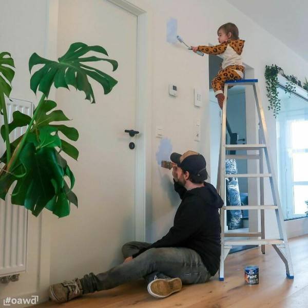 Husband Trolls His Wife By 'Ok' Photos Of His Son (30 pics)