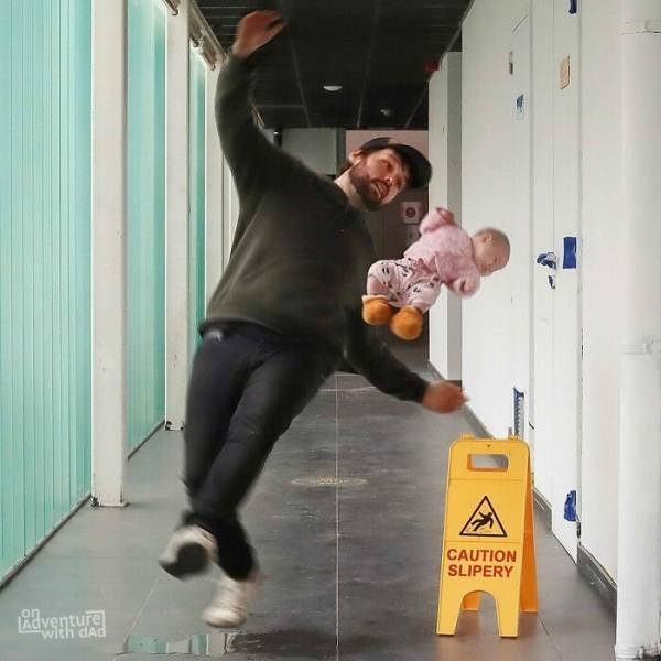 Husband Trolls His Wife By 'Ok' Photos Of His Son (30 pics)