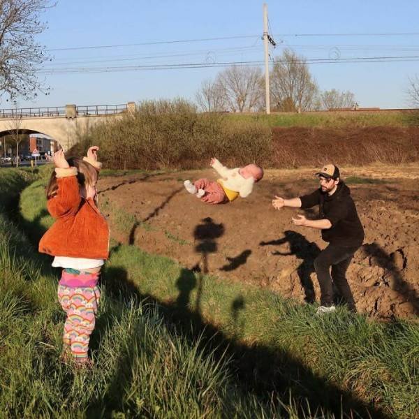 Husband Trolls His Wife By 'Ok' Photos Of His Son (30 pics)