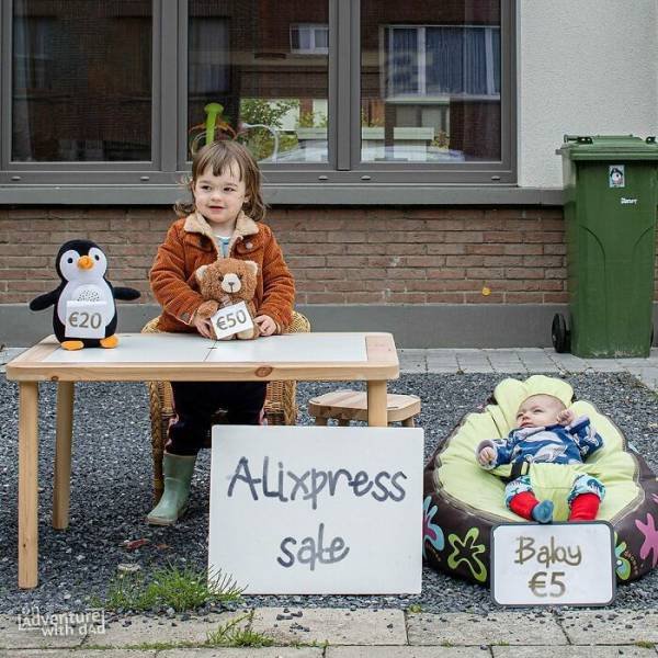 Husband Trolls His Wife By 'Ok' Photos Of His Son (30 pics)