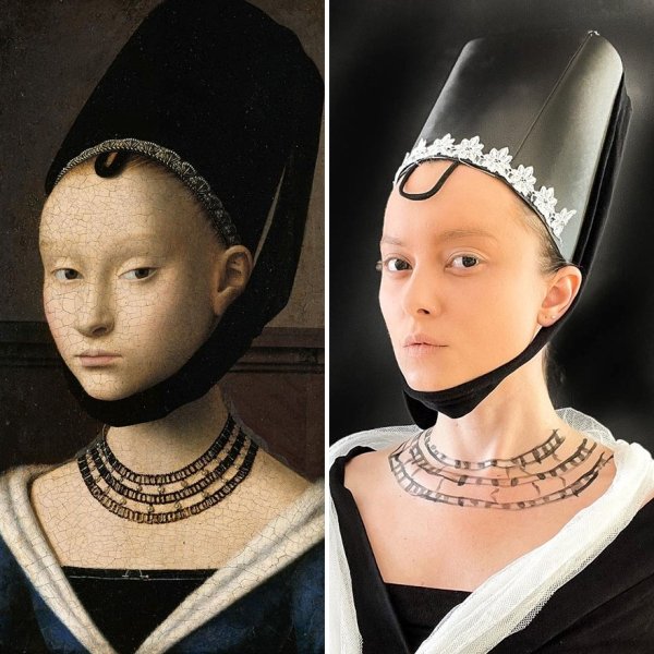 This Woman Recreates Famous Artworks (30 pics)