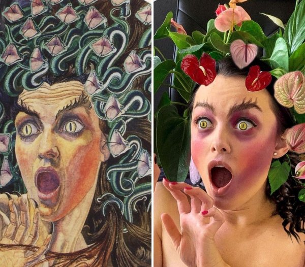 This Woman Recreates Famous Artworks (30 pics)