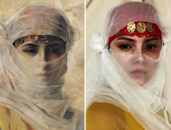 This Woman Recreates Famous Artworks (30 pics)
