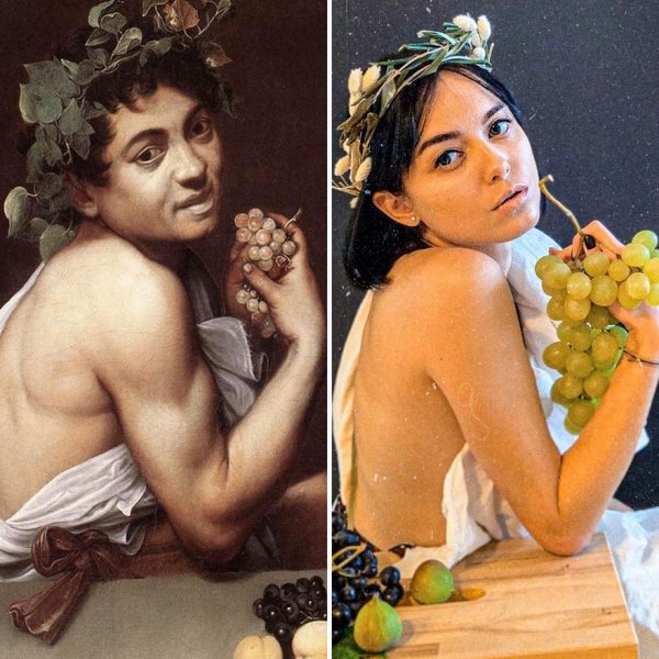 This Woman Recreates Famous Artworks (30 pics)