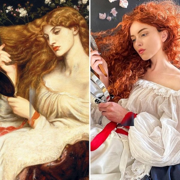 This Woman Recreates Famous Artworks (30 pics)