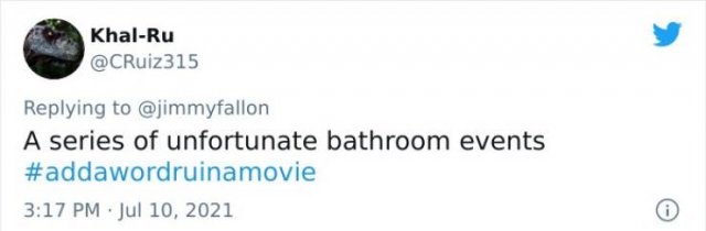 People Ruin A Movie With One Word (31 pics)