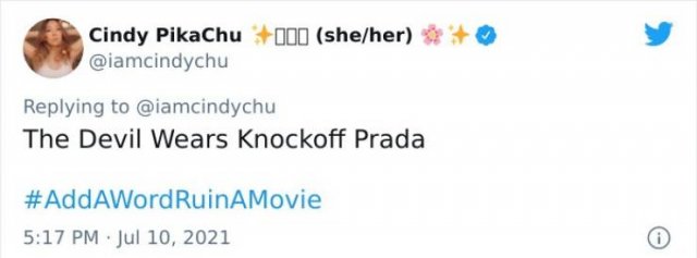 People Ruin A Movie With One Word (31 pics)