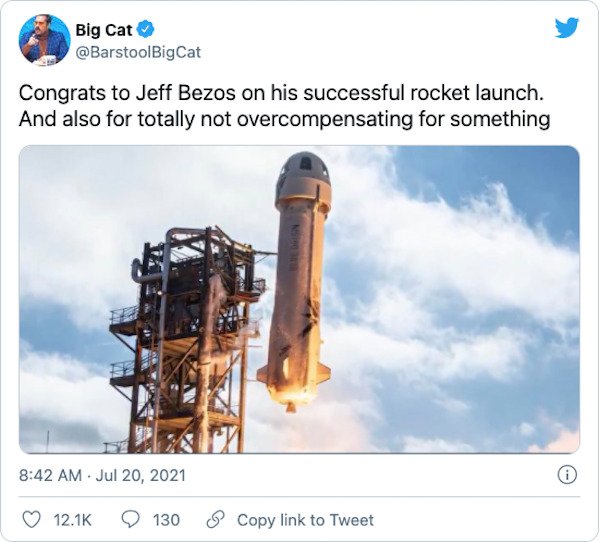 Jeff Bezos Went To Space Tweets (21 pics)