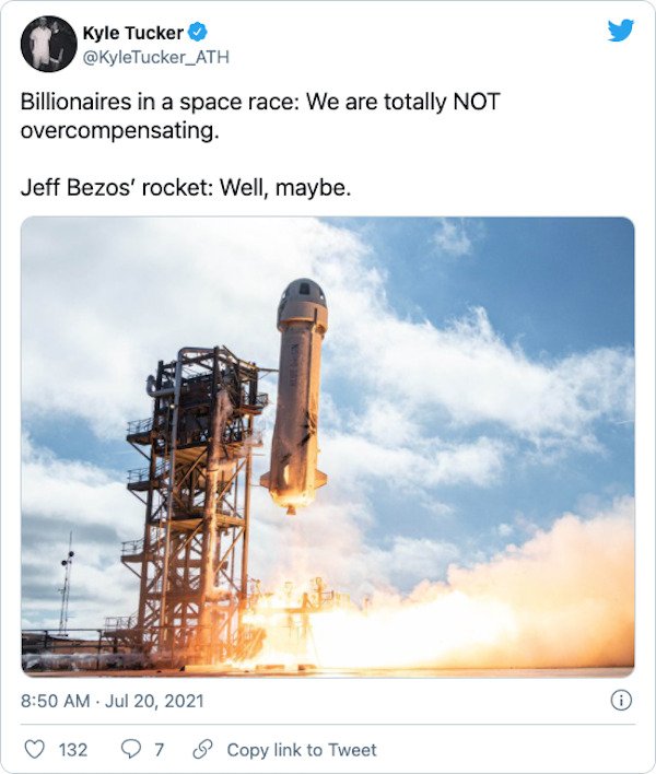 Jeff Bezos Went To Space Tweets (21 pics)