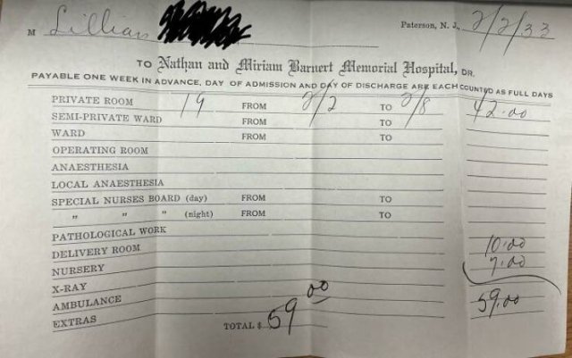 American Medical Bills From The 20'th Century (30 pics)