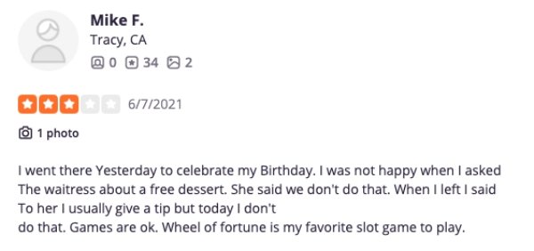 Weird Complaints Of Restaurant Visitors (17 pics)