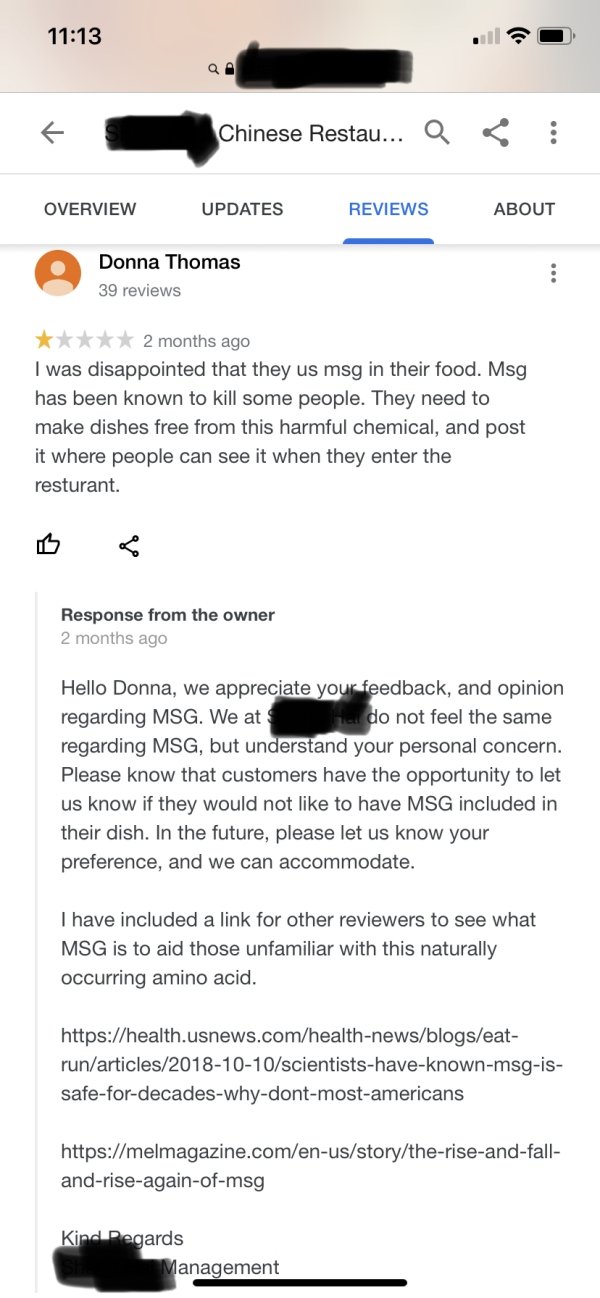 Weird Complaints Of Restaurant Visitors (17 pics)