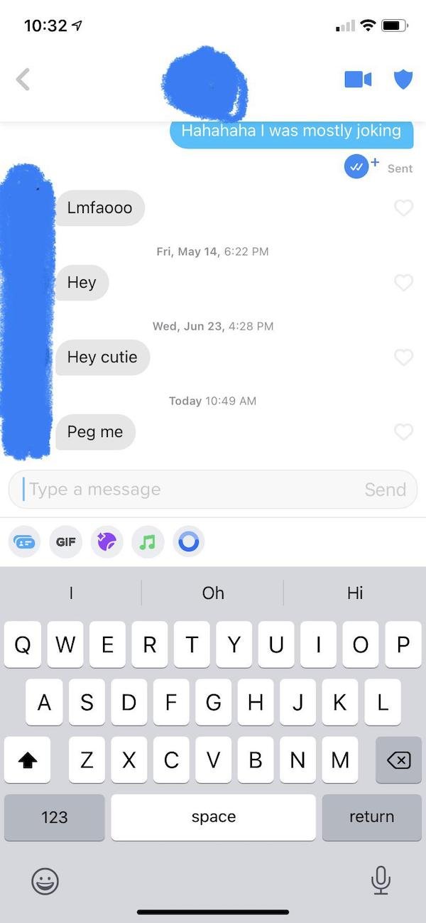 Weird Tinder Texts (25 pics)